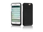 Indigi® Rechargeable External Reserve Smart Battery Case for iPhone 7 3200mAh Black