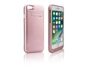 Indigi® Simple and Elegant Rose Gold Rechargeable iPhone 7 Protective Battery Case High Capacity 3200mAh