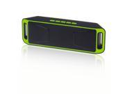 Indigi® Waterproof Bluetooth Speakers Green Outdoor Sport Stereo Bluetooth Wireless