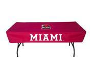 Rivalry Sports College Team Logo Miami OH 6 Foot Table Cover
