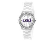 LSU Tigers Louisiana State Ladies White Fashion Watch