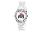 Ohio State University Buckeyes Ladies White Fashion Watch