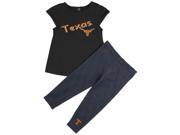 University of Texas Longhorns Girls Tee Shirt and Jeggings Set