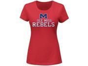 Ole Miss Rebels Ladies Tee Momentous Short Sleeve