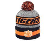 Cuffed Auburn University Tigers Knit Hat with Pom