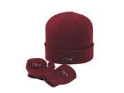Infant Knit Arkansas Razorback Hat and Mittens Set