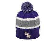 Youth Cable Knit LSU Tigers Louisiana State Beanie
