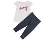 University of Wisconsin Badgers Girls Tee Shirt and Jeggings Set