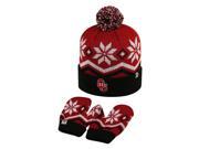 Toddler Knit University of Oklahoma Sooners Hat and Mittens Set