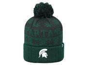 Subarctic Knitted Michigan State University Hat with Pom