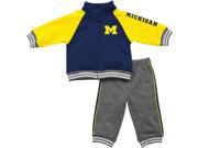 University of Michigan Wolverines Infant Jacket and Pants Fleece Set