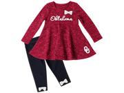University of Oklahoma Sooners Long Sleeve Dress and Leggings Infant Set