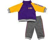 LSU Tigers Louisiana State Infant Jacket and Pants Fleece Set
