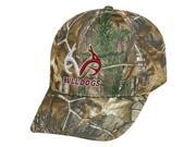 Realtree Logo Mississippi State Bulldogs Camo Hat Stretch One Fit