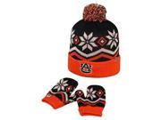 Toddler Knit Auburn University Tigers Hat and Mittens Set