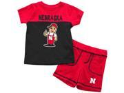 Nebraska Cornhuskers Infant T Shirt and Shorts Boy s 2 Pc Set