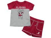 Alabama Crimson Tide Bama Infant T Shirt and Shorts Boy s 2 Pc Set