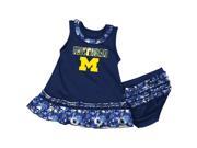 University of Michigan Wolverines Infant Fountain Dress Set