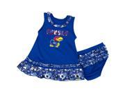 Kansas Jayhawks KU Infant Fountain Dress Set