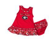 Georgia Bulldogs UGA Infant Fountain Dress Set