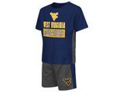 West Virginia Mountaineers Toddler T Shirt and Shorts 2 Piece Set