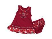 Arkansas Razorback Infant Fountain Dress Set