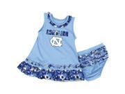North Carolina Tarheels UNC Infant Fountain Dress Set
