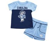 North Carolina Tarheels UNC Infant T Shirt and Shorts Boy s 2 Pc Set