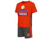 Clemson University Tigers Toddler T Shirt and Shorts 2 Piece Set