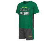 University of Oregon Ducks Toddler T Shirt and Shorts 2 Piece Set