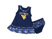 West Virginia Mountaineers Infant Fountain Dress Set