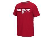 NCSU NC State Wolfpack Short Sleeve T Shirt Adidas Ultimate Tee