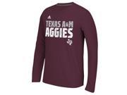 Texas A M Aggies Long Sleeve Adidas Ultimate T Shirt