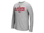 Arkansas State Red Wolves Long Sleeve Adidas Ultimate T Shirt