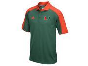 University of Miami Hurricanes Men s Adidas Sideline Coaches Polo
