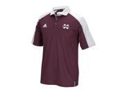 Mississippi State Bulldogs Men s Adidas Sideline Coaches Polo