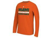 University of Miami Hurricanes Long Sleeve Adidas Ultimate T Shirt