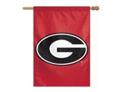 Georgia Bulldogs UGA Vertical House Flag Outdoor Banner