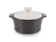 VOL Beige Stovetop Ceramic Cookware 0.8QT 0.8L Covered Casserole 5.9 15cm