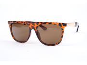 Retro Wayfarer Fashion Design Metal Frame Sunglasses P2078