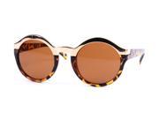 Unisex Hippie Vintage Retro Metal Top Round Sunglasses Frame P2127