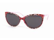 Women Retro Animal Print Cat Eye Oversized Sunglasses P2126