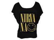 Nirvana NA Smiley Dolman Women s T Shirt