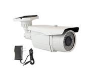 GW 900 TVL HDIS CMOS Varifocal 2.8~12mm Lens Weather Proof 72 InfraRed LED 160 feet IR Distance CCTV Surveillance Security Camera with Power Adapter Kit