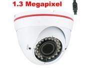 GW HD SDI 1.3 Megapixel 720P HD 2.8 ~ 12mm Varifocal Lens 36PCs IR LED 82 feet IR Distance Progressive Scan CCTV Surveillance High Definition Indoor Dome Secur