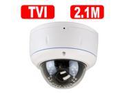 GW TVI Camera 2.1MP Megapixel Full HD 1080P Surveillance Camera Out Indoor Weatherproof Day Night 65 Feet IR Distance 2.8~12mm Varifocal Lens Glass Cover Design
