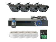 GW 4 Channel HD CVI DVR 2TB Security Camera System with 4 x 1 2.7 2.0 Mega pixels HDCVI SONY CMOS CCTV Security Camera 2.8~12mm Lens. 1080P Real Time Previ