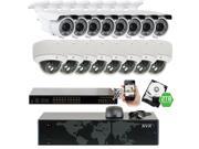 GW 5MP 2592x1920p 16 Channel 1920P NVR PoE IP Security Camera System 16 x HD 2.8~12mm Varifocal Zoom 196ft IR IP Camera 5 Megapixel More Pixels Than 1080