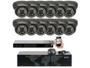 GW Security 16 Channel 5MP NVR IP Camera Network PoE Surveillance System 12 x HD 1920P Weatherproof Dome Security Cameras Super 5MP is much higher than HD