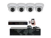 GW Security 8 Channel 5MP NVR IP Camera Network PoE Surveillance System No HDD 4 x HD 1920P Weatherproof Dome Security Cameras Super 5MP is much higher tha